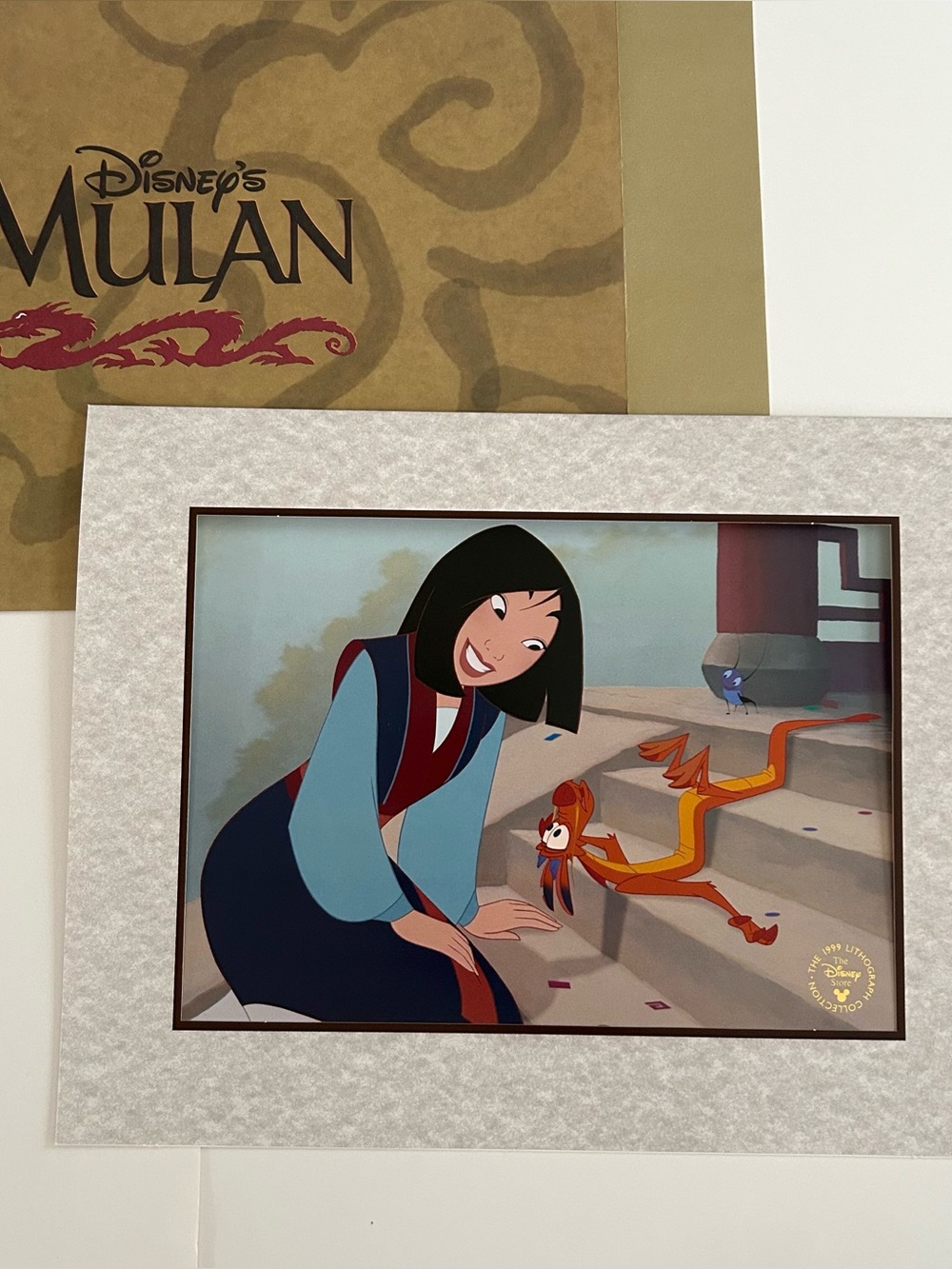 Disney Mulan Lithograph 1999
